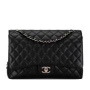 Chanel Vintage Pre-owned Laeder axelremsvskor Black, Dam