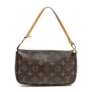 Louis Vuitton Vintage Pre-owned Canvas handvskor Brown, Dam