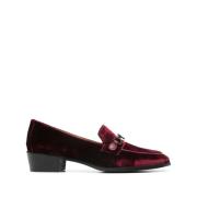 Roberto Festa Velvet Slip-On Ballerinas Purple, Dam