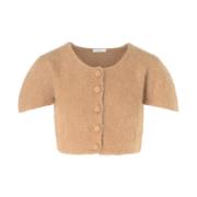 By Malene Birger Brun Stickat Zhara Stil Brown, Dam