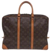 Louis Vuitton Vintage Pre-owned Canvas portfljer Brown, Dam