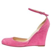 Christian Louboutin Pre-owned Pre-owned Mocka klackskor Pink, Dam