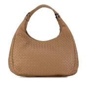 Bottega Veneta Vintage Pre-owned Laeder axelremsvskor Brown, Dam