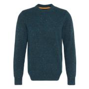 Barbour Klassisk Crew Neck Tröja Green, Herr