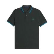 Fred Perry Grön Polo Höst/Vinter Kollektion Green, Herr