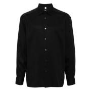 Hugo Boss Lyocell skjorta i C-Cory243 stil Black, Herr