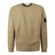 Stone Island Avslappnad Hoodie Beige, Herr