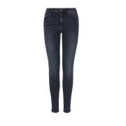 Armani Exchange Blå Skinny Fit Denim Jeans Blue, Dam