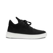 Filling Pieces Svarta Låga Top Sneakers Black, Herr