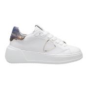 Philippe Model Vita lädersneakers med guldhäl White, Dam