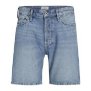 Jack & Jones Denim Shorts för Stiligt Sommarutseende Blue, Herr