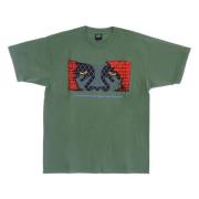 Obey Wavelite Herr Tee, Heavyweight Crew Neck Green, Herr