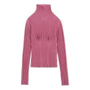 DES Phemmes Stilren Turtleneck Tröja Pink, Dam