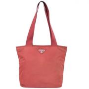 Prada Vintage Pre-owned Tyg prada-vskor Pink, Dam