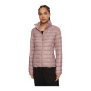 Emporio Armani EA7 Lättviktig Quiltad Jacka Toadstool Färg Pink, Dam