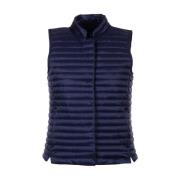 Save The Duck Blå Quiltad Aria Gilet Jacka Blue, Dam