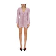 Magda Butrym Skinny Fit Mini Klänning Pink, Dam