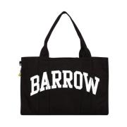 Barrow Strandväska I Canvas Med Destroyed Effekt Black, Unisex