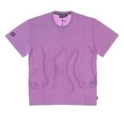 Octopus Färgad Quartz Tee Kortärmad T-shirt Purple, Herr