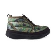 The North Face Chukka Boots Camo Print Gummisula Green, Herr