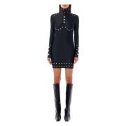 Coperni Svart Snap Mini Klänning Aw24 Black, Dam