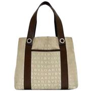 Bvlgari Vintage Pre-owned Laeder totevskor Beige, Dam