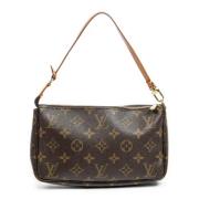 Louis Vuitton Vintage Pre-owned Canvas handvskor Brown, Dam