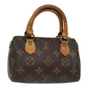 Louis Vuitton Vintage Pre-owned Canvas handvskor Brown, Dam