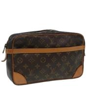 Louis Vuitton Vintage Pre-owned Canvas kuvertvskor Brown, Dam