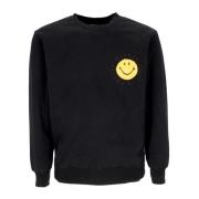 Market Vintage Smiley Crewneck Sweater Black, Herr