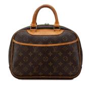 Louis Vuitton Vintage Pre-owned Canvas handvskor Brown, Dam