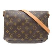 Louis Vuitton Vintage Pre-owned Canvas louis-vuitton-vskor Brown, Dam