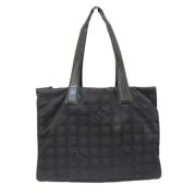 Chanel Vintage Pre-owned Tyg chanel-vskor Black, Dam