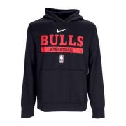 Nike Chicago Bulls Hoodie Tech Fleece Sweatshirt Black, Herr