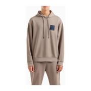 Armani Exchange Driftwood Beige Hoodie Set för Män Brown, Herr