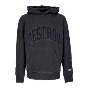 HUF Gun Metal Destroy Rebuild Hoodie Black, Herr