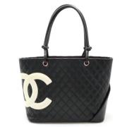 Chanel Vintage Pre-owned Laeder chanel-vskor Black, Dam