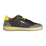 Blauer Herr Sportiga Svarta Sneakers med Kontrastdetaljer Black, Herr