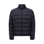 Moncler Kort Marinblå Dunjacka Blue, Herr