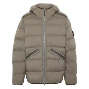 Stone Island Lättvikts Dun Blouson Jacka Brown, Herr