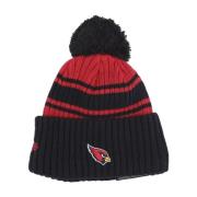 New Era Arizona Cardinals Pom Pom Beanie Hat Black, Herr