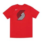 Nike Portland Trail Blazers Logo T-tröja Red, Herr