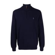 Ralph Lauren Långärmad Stickad Tröja Pullover Blue, Herr