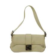 Salvatore Ferragamo Pre-owned Pre-owned Canvas axelremsvskor Beige, Da...