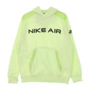 Nike Sportswear Air Hoodie i Lime/Svart Green, Herr