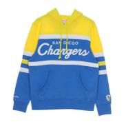 Mitchell & Ness NFL Head Coach Hoody San Diego Chargers Blue, Herr