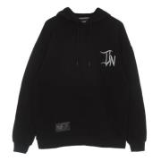 Dolly Noire Svart 3D Bokstav Huvtröja Sweatshirt Black, Herr