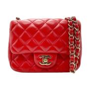 Chanel Vintage Pre-owned Laeder chanel-vskor Red, Dam