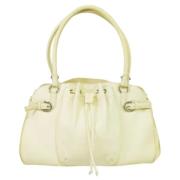 Salvatore Ferragamo Pre-owned Pre-owned Laeder axelremsvskor Beige, Da...