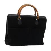 Gucci Vintage Pre-owned Mocka handvskor Black, Dam